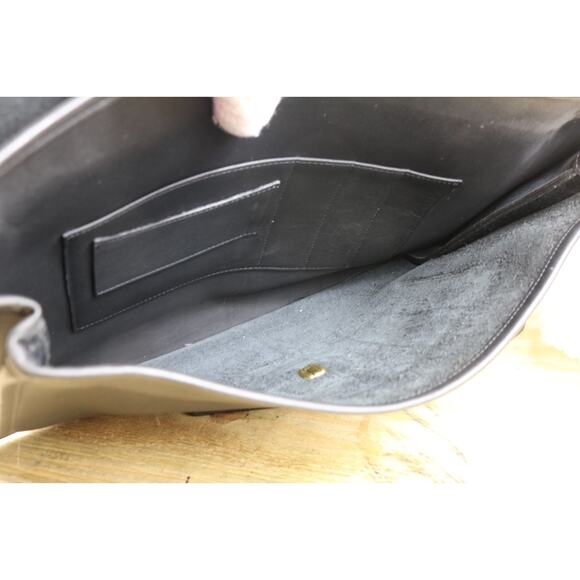 Coach Briefcase Vintage Black Leather Beekman 5266 Messenger Laptop - Picture 6 of 16